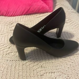Black Calvin Klein, high heels